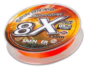 Saenger Plecionka 8X Specialist Spin Braid 0,16mm 150m