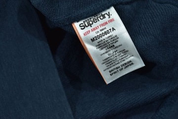 SUPERDRY VintageLabel Granatowa Bluza Męska / M