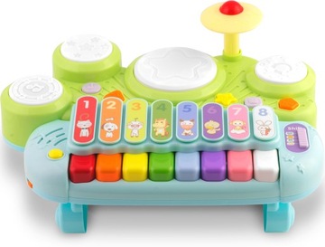 ОБРАЗОВАТЕЛЬНЫЕ ИГРУШКИ ИНТЕРАКТИВНЫЕ БАРАБАНЫ LED МУЗЫКАЛЬНЫЙ ИНСТРУМЕНТ