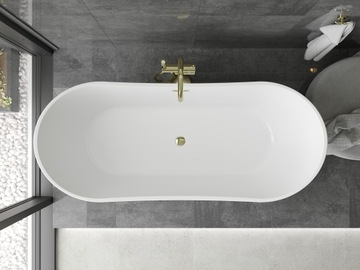 MEXEN MONTANA ОТДЕЛЬНО СТОЯЩАЯ ВАННА 180 x 80 + СИФОН