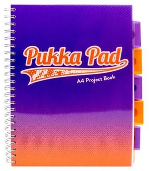 KOŁOZESZYT A4 PUKKA PAD 200K PRZEKŁADKI FUSION