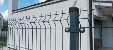 3D панель для забора 123х250см проволока фи 4.0 графит