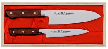 SATAKE Kotori Japoński Zestaw 2 Noży Uniwersalny + Santoku OUTLET