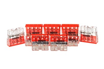 WAGO QUICK CONNECTOR РАЗЪЕМЫ ДЛЯ ПРОВОДА 4x2,5 НАБОР ИЗ 50 ШТ.