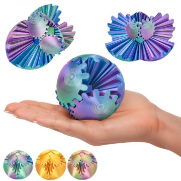 Gear Ball 3D Куля Антистрес Логічна Фіджет-іграшка 8 см Поворотний М'яч