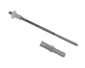 TRZPIEŃ MOCOWANIA OBEJMY 22cm +STABILIZATOR +KOŁEK