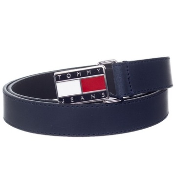 TOMMY HILFIGER DAMSKI PASEK TJW HERITAGE NAVY r.80