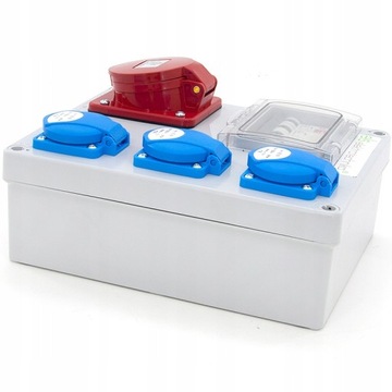 СТРОИТЕЛЬНЫЙ РАСПРЕДЕЛИТЕЛЬНЫЙ ЩИТ 16/5 3*230В ЗАЩИТА