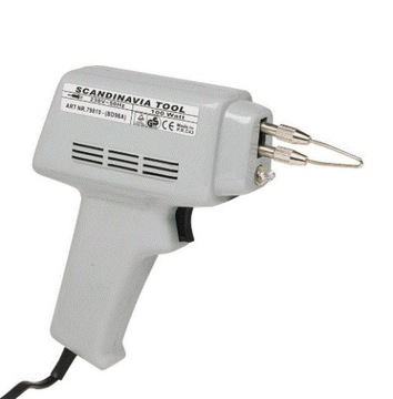 Lutownica pistoletowa 100W lampką transformatorowa