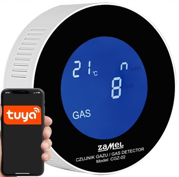 CZUJNIK DETEKTOR GAZU LPG ZIEMNEGO WIFI TUYA SMART