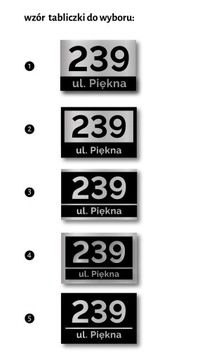 ТАБЛИЧКА С НОМЕРОМ ДОМА И АДРЕСОМ 30х20 см 3D