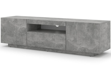 AURA 150 отдельностоящая, подвесная, бетон + шкаф для ТВ со светодиодной подсветкой