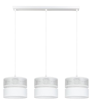 ŻYRANDOL LAMPA WISZĄCA SUFITOWA DO SYPIALNI BIAŁA