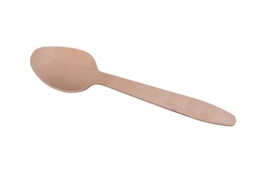 ŁYŻKI DREWNIANE 16cm bio jednorazowe eko 50szt.