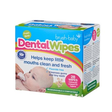 BRUSH-BABY-przeciwbakteryjne chusteczki zXylitolem