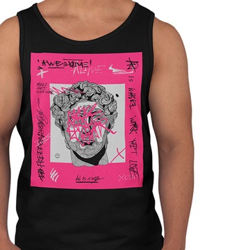 TANK TOP ŚMIESZNE CREATIVE SCULPTURE OF DAVID