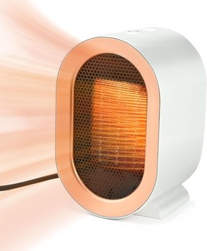 МИНИ-ЭЛЕКТРИЧЕСКИЙ НАГРЕВАТЕЛЬ белый 2 режима 800Вт/1200Вт