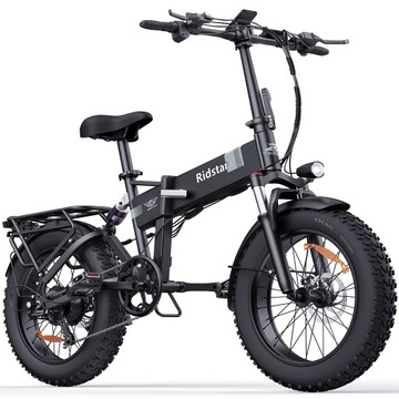 Складывая внедорожный электрический велосипед 1500В 48В 14АХ 50км/х покрышка 20 дюймов толстая