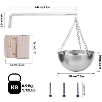Miska aromatyczna do sauny ze stali nierdzewnej