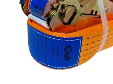 ТРАНСПОРТНЫЙ РЕМЕНЬ 5Т 50мм 6м TUV GS СЕРТИФИКАТ ТРАНСПОРТНОГО РЕМНЯ С КОМПЛЕКТОМ НАТЯЖИТЕЛЕЙ