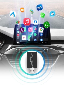 АДАПТЕР ДЛЯ БЕСПРОВОДНОЙ APPLE CARPLAY ANDROID AUTO