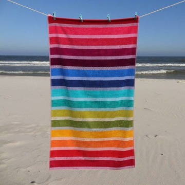Ręcznik plażowy 100x180 portugalski RAINBOW