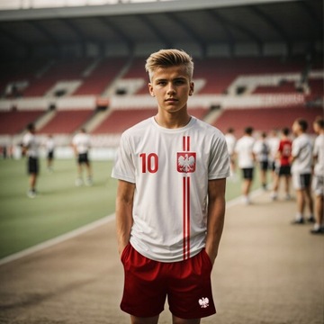 Детская футбольная форма со своим именем и номером.