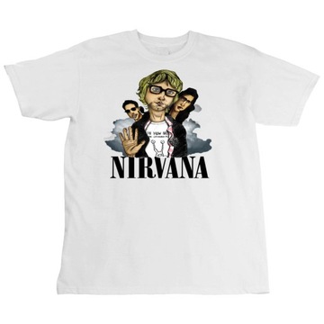 T-Shirt KOSZULKA NIRVANA KURT COBAIN L 0853