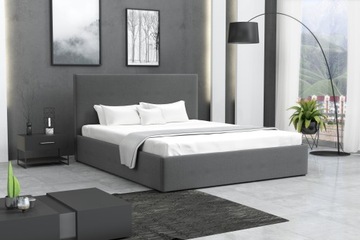 SLIM 140 Кровать с мягкой обивкой, Каркас, Контейнер, Цвета