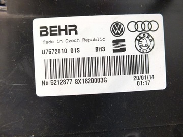 AUDI A1 8X 10-14 RADIÁTOR KOMPLETNÍ KLIMA EVROPA 8X1820003G
