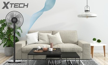 НАСТОЛЬНЫЙ ВЕНТИЛЯТОР НАПОЛЬНЫЙ ВЕНТИЛЯТОР ТИХИЙ МОЩНЫЙ 5 ЛОПАСТЕЙ XTECH