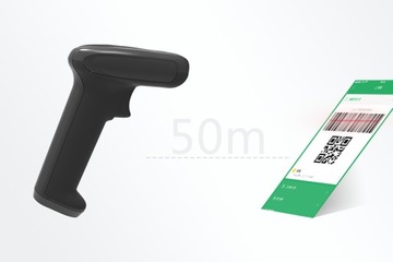 Skaner kodów wifi QR kody DPM PCB bateria 2600mAh baza mini odbiornik 2.4G