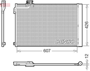 DENSO DCN17064 KONDENZÁTOR KLIMATIZACE