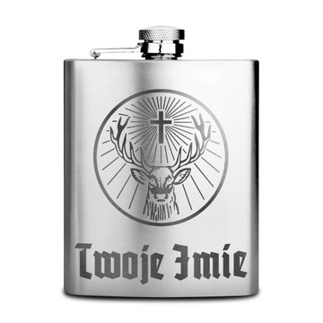Piersiówka 210ml z Twoim Imieniem Jägermeister Wz