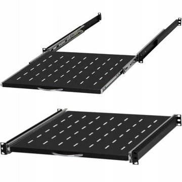 NEKU Półka wysuwana szafa RACK 19'' 1U 450mm