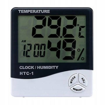 digital Lcd Clocks With Thermometer Hygrometer