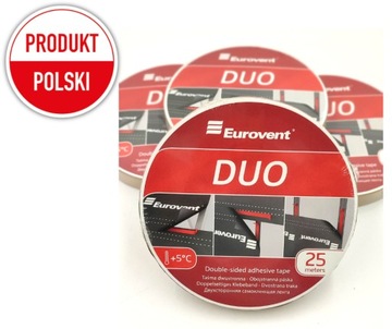 Taśma DWUSTRONNA do folii/membran DUO 20mm GRATIS