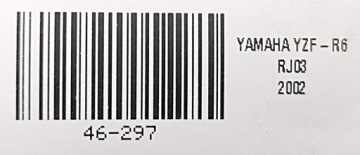 YAMAHA YZF-R6 RJ03 99-02 БОЛТЫ ВИНТЫ