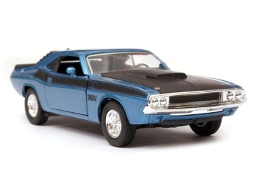 Автомобиль Welly «1970 Dodge Challenger T/A», синий