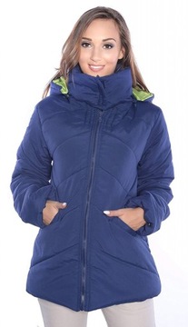 Теплая зимняя куртка 3 в 1 (2 панели) коричневая XXL