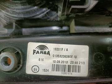 FIAT FIORINO III 07-24 2013 R. SVĚTLO PRAVÝ ZADNÍ PRAVÁ