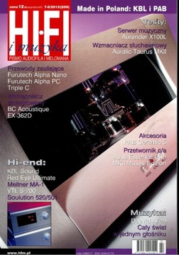 Hi-Fi pismo audiofila i melomana 7-8 / 2015