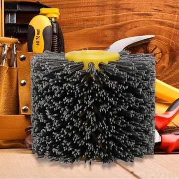 НЕЙЛОНОВАЯ ЩЕТКА ДЛЯ ПИЛЫ 120X100 ГРЕБЕНКА ДЛЯ ДЕРЕВА ВАЛИКОВЫЙ ШЛИФОВАЛЬНЫЙ ДИСК