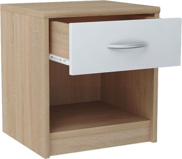 Тумбочка Sn01 Sonoma Белый 45x39x35 см