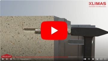 Анкеры железобетонные М10 х 105 мм механические Klimas LE-ZN 25 шт.