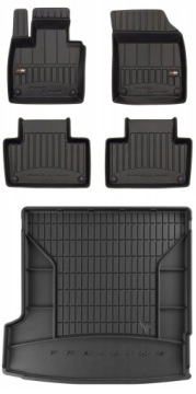 Set 3D gumové rohože Volvo XC90 2 od roku 2015 z