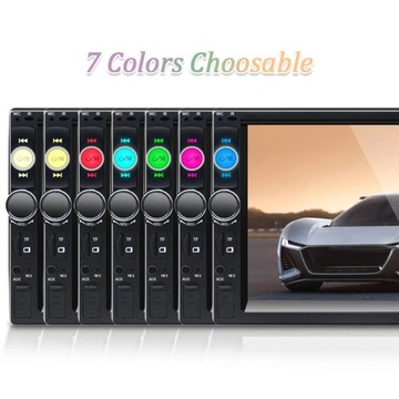 Автомобильный плеер в стиле 2DIN BT 7, сенсорный экран с дистанционным управлением, SD USB