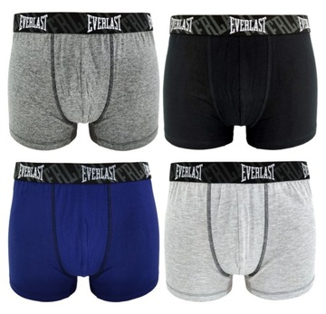 Bokserki męskie klasyczne bawełna 4-pak Everlast ASS6 XL