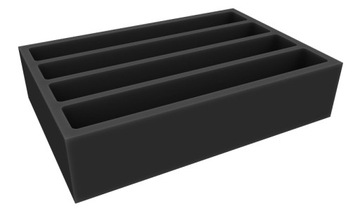 Полноразмерный пенопласт с 4 вырезами 370x52 мм.