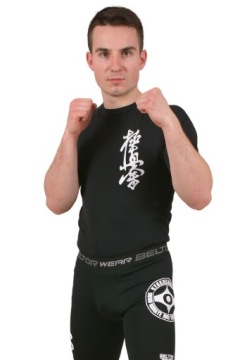 ПОЯС КАРАТЭ РАШГАРД ТЕРМОАКТИВНЫЙ ДЖЕРСИ ФУТБОЛКА КИОКУСИНКАЙ XL